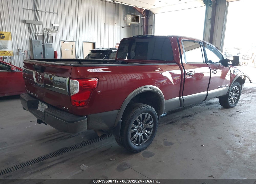 2017 NISSAN TITAN XD PLATINUM RESERVE DIESEL VIN: 1N6BA1F45HN563370