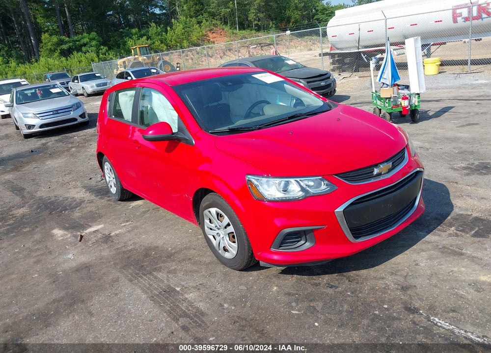 2020 CHEVROLET SONIC FWD  1FL 5-DOOR VIN: 1G1JG6SB4L4124313