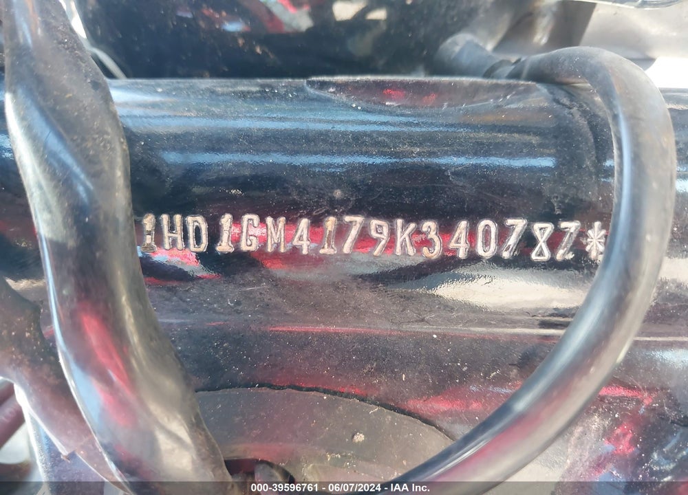 2009 HARLEY-DAVIDSON FXD VIN: 1HD1GM4179K340787