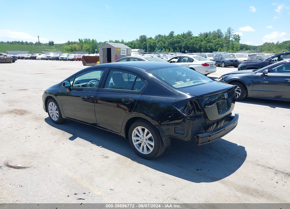 2012 HONDA CIVIC EX VIN: 19XFB2F88CE064862