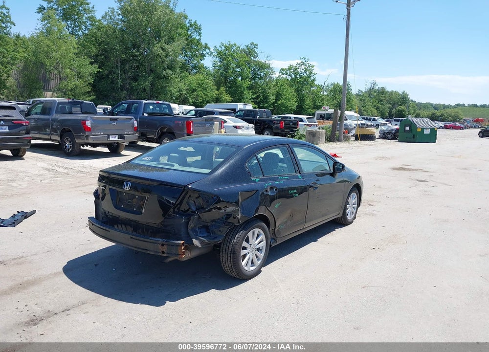 2012 HONDA CIVIC EX VIN: 19XFB2F88CE064862
