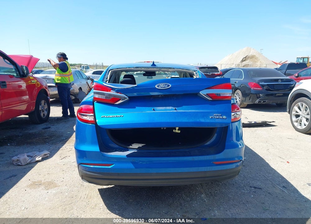 2019 FORD FUSION HYBRID SE VIN: 3FA6P0LU6KR167802