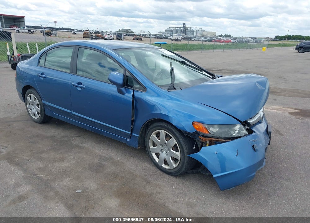 2008 HONDA CIVIC LX VIN: 1HGFA16508L113121