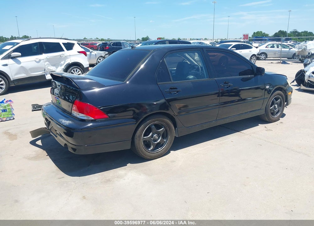 2002 MITSUBISHI LANCER VIN: JA3AJ86EX2U070666