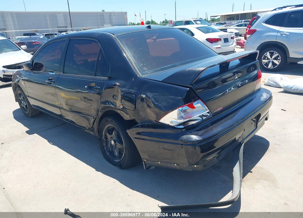 2002 MITSUBISHI LANCER VIN: JA3AJ86EX2U070666