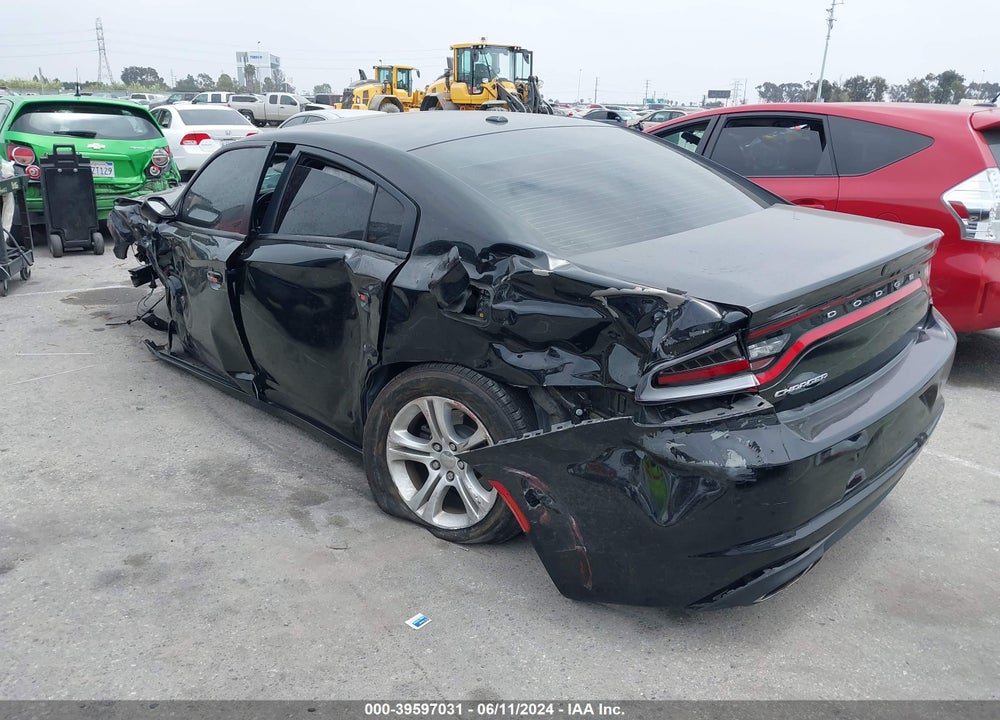 2020 DODGE CHARGER SXT RWD VIN: 2C3CDXBG6LH140014