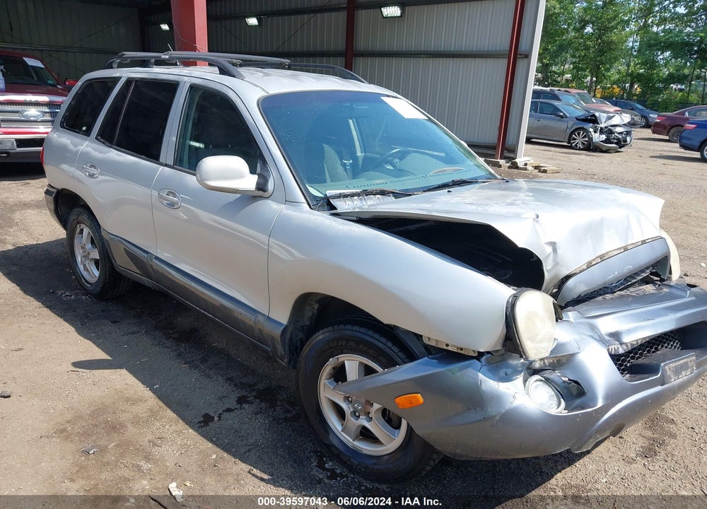 2004 HYUNDAI SANTA FE GLS VIN: KM8SC13D94U762158