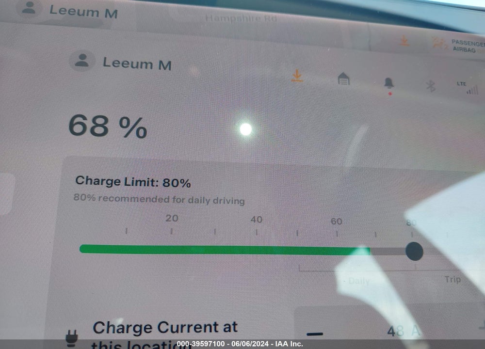 2020 TESLA MODEL 3 PERFORMANCE DUAL MOTOR ALL-WHEEL DRIVE VIN: 5YJ3E1EC5LF586935
