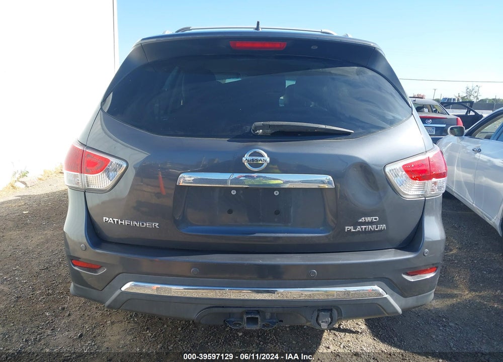 2013 NISSAN PATHFINDER PLATINUM VIN: 5N1AR2MM3DC623678