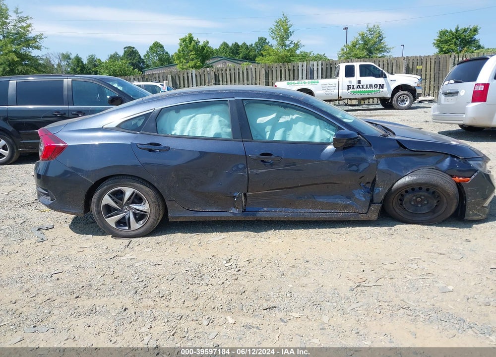 2020 HONDA CIVIC LX VIN: 2HGFC2F65LH500973