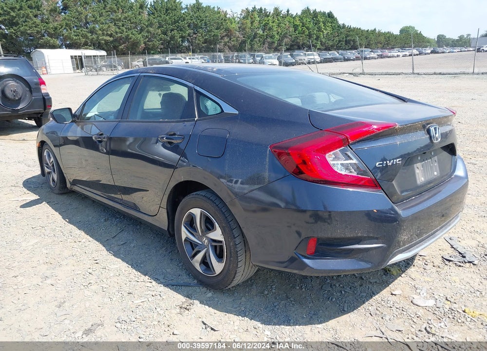 2020 HONDA CIVIC LX VIN: 2HGFC2F65LH500973