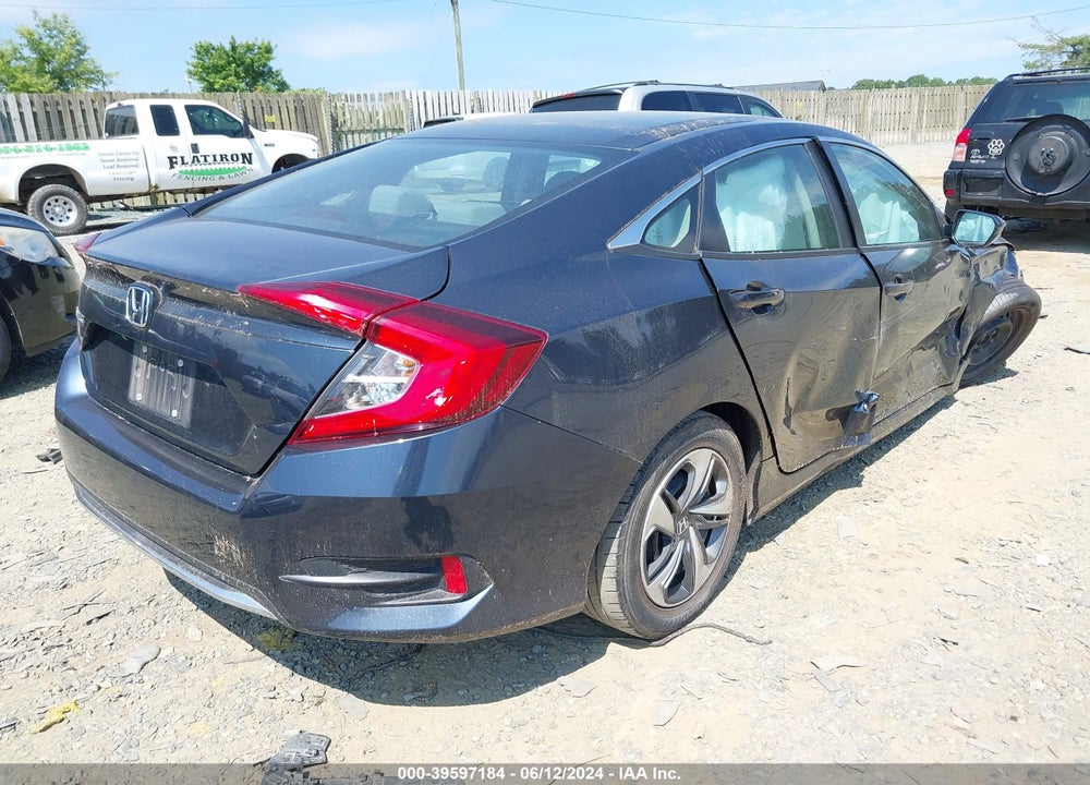 2020 HONDA CIVIC LX VIN: 2HGFC2F65LH500973
