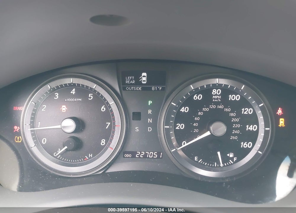 2007 LEXUS ES 350 VIN: JTHBJ46G572001465