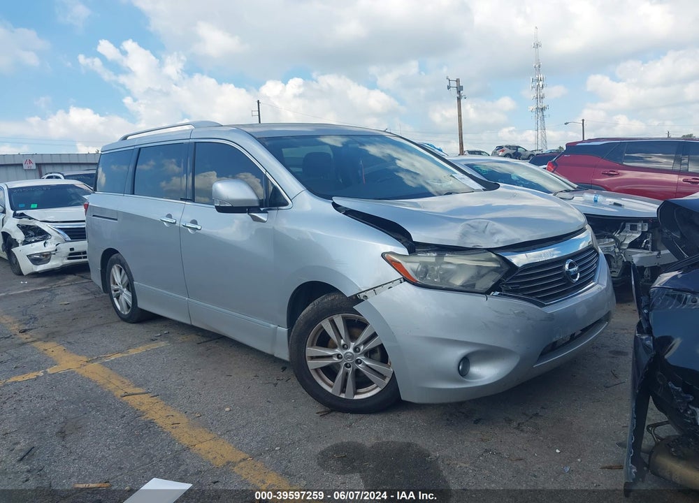 2012 NISSAN QUEST SL VIN: JN8AE2KP9C9051982