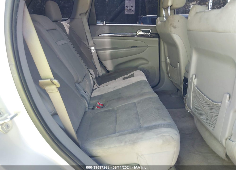 2012 JEEP GRAND CHEROKEE LAREDO VIN: 1C4RJEAG6CC212403