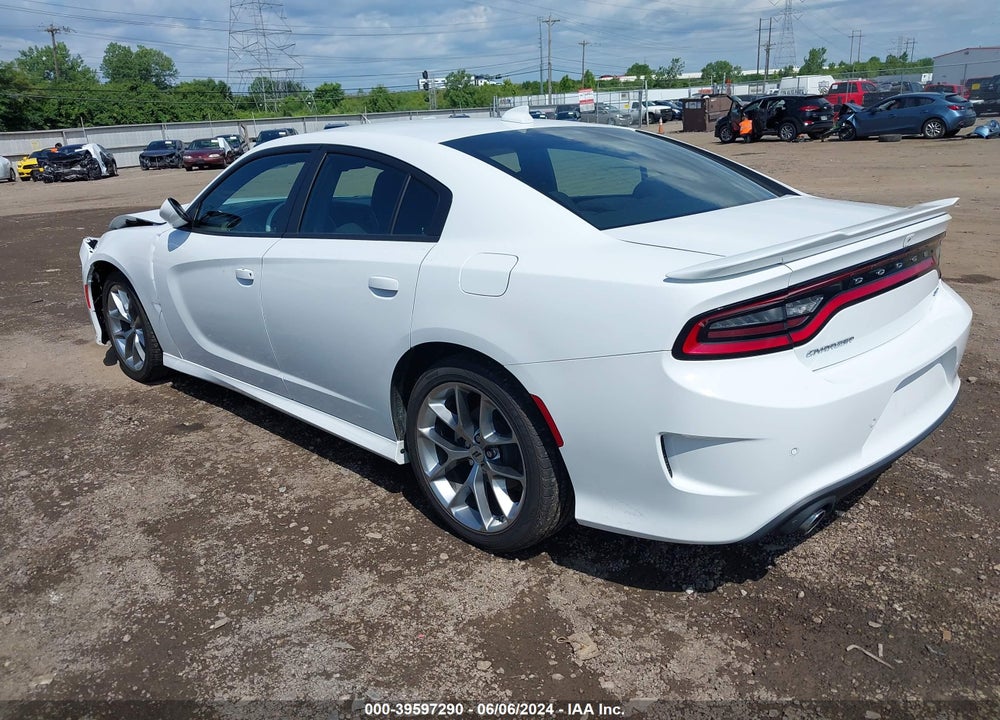 2022 DODGE CHARGER GT RWD VIN: 2C3CDXHG6NH156904