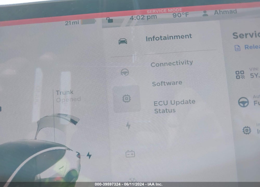 2020 TESLA MODEL 3 STANDARD RANGE PLUS REAR-WHEEL DRIVE/STANDARD RANGE REAR-WHEEL DRIVE VIN: 5YJ3E1EA9LF747091