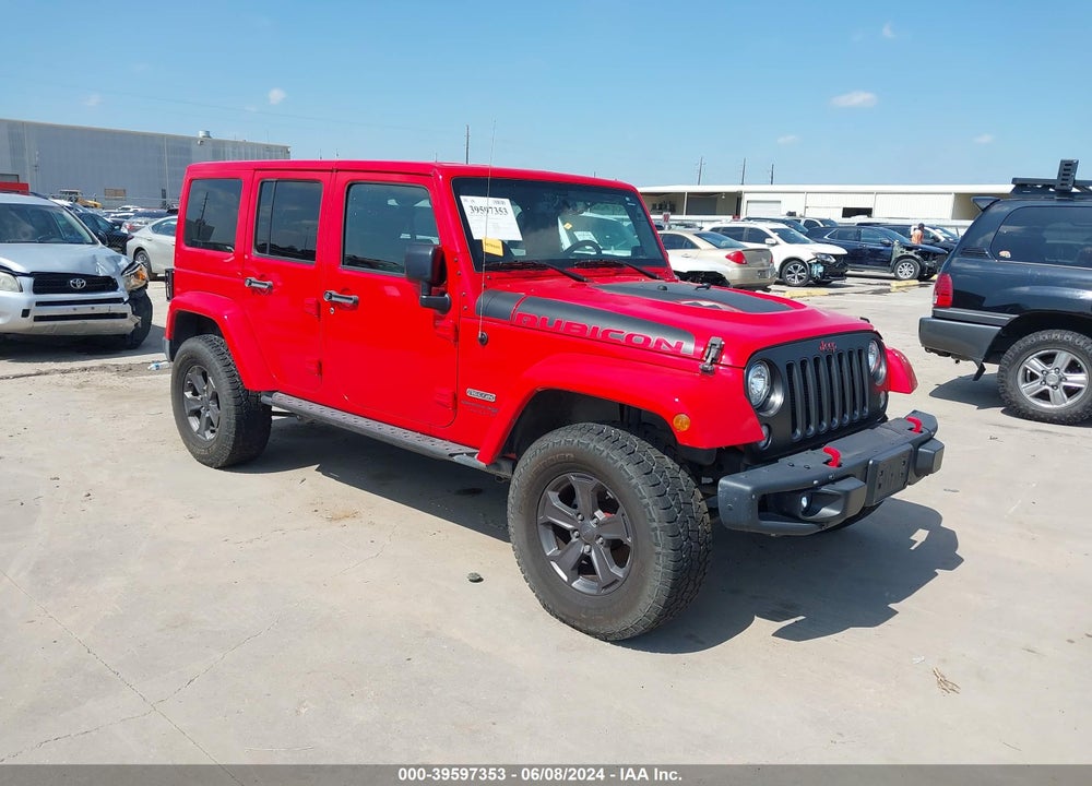 2018 JEEP WRANGLER JK UNLIMITED RUBICON RECON 4X4 VIN: 1C4BJWFG6JL883826