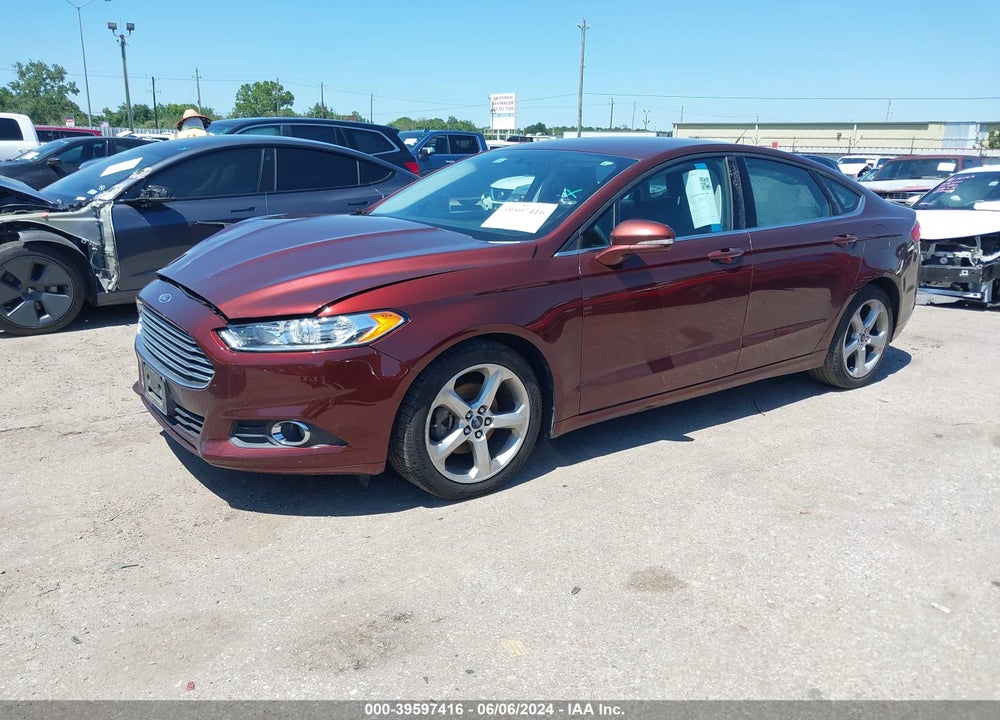 2016 FORD FUSION SE VIN: 3FA6P0HD4GR239192