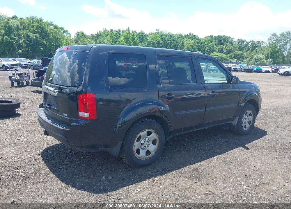 2010 HONDA PILOT VIN: 5FNYF4H26AB029780