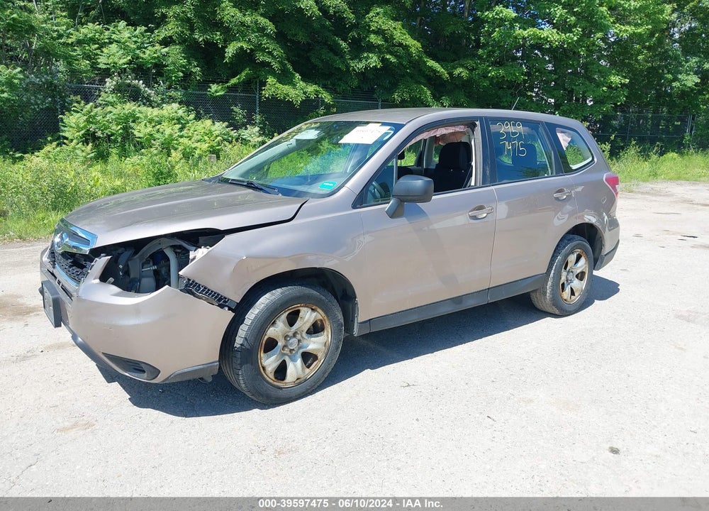 2014 SUBARU FORESTER 2.5I VIN: JF2SJAAC1EH452554