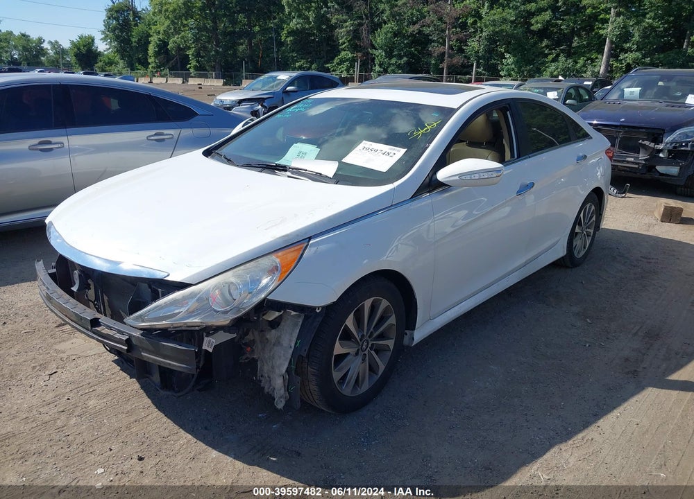 2014 HYUNDAI SONATA LIMITED VIN: 5NPEC4AC6EH878488
