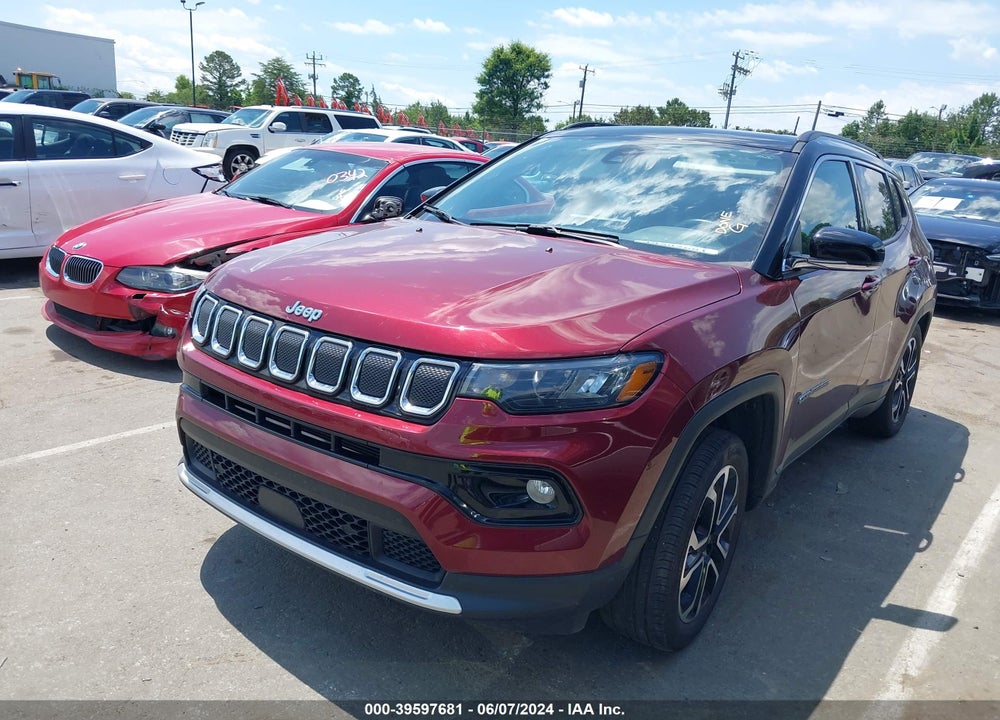 2022 JEEP COMPASS LIMITED 4X4 VIN: 3C4NJDCB6NT107670
