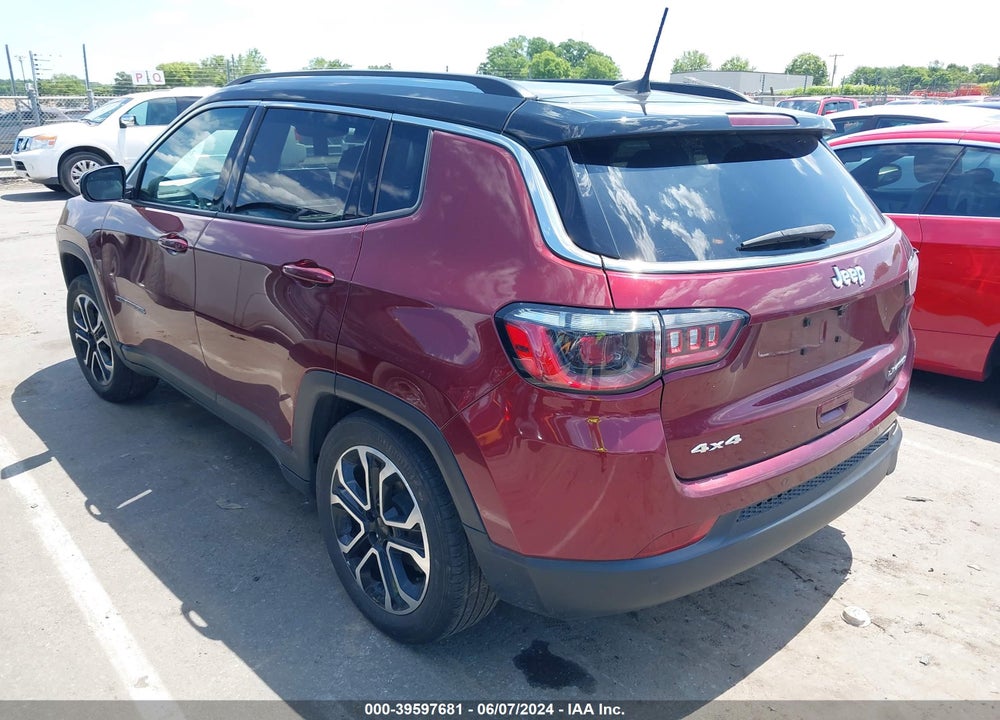 2022 JEEP COMPASS LIMITED 4X4 VIN: 3C4NJDCB6NT107670