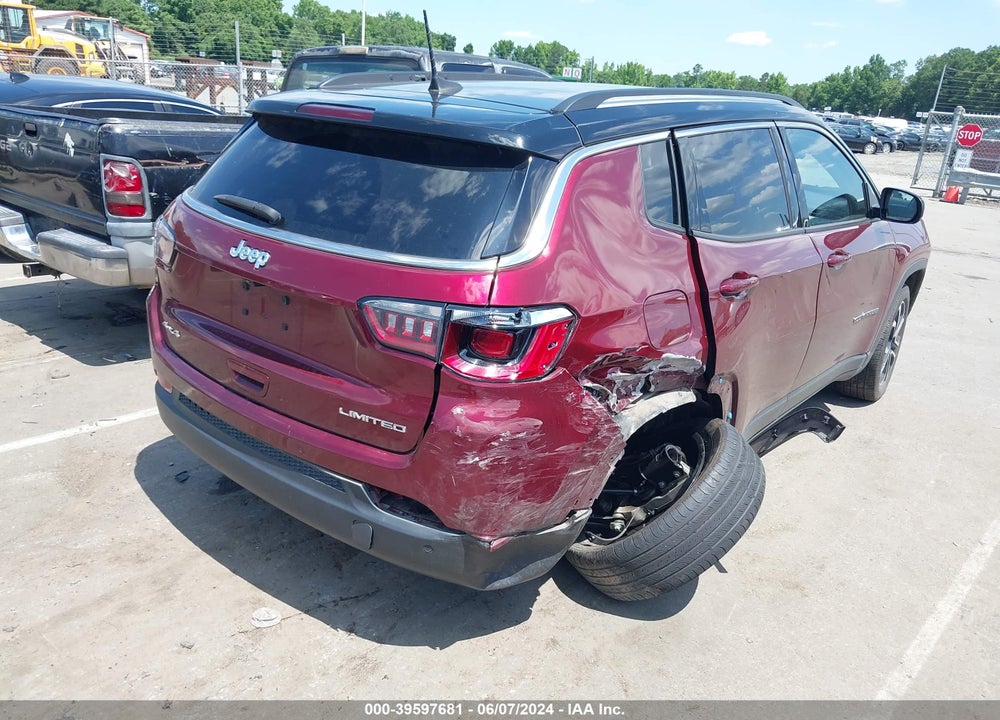 2022 JEEP COMPASS LIMITED 4X4 VIN: 3C4NJDCB6NT107670
