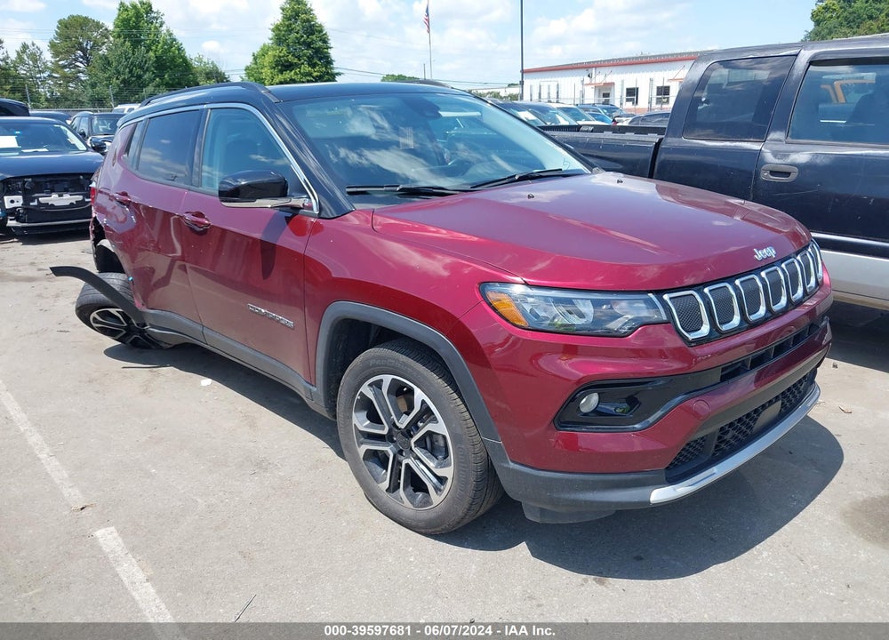 2022 JEEP COMPASS LIMITED 4X4 VIN: 3C4NJDCB6NT107670