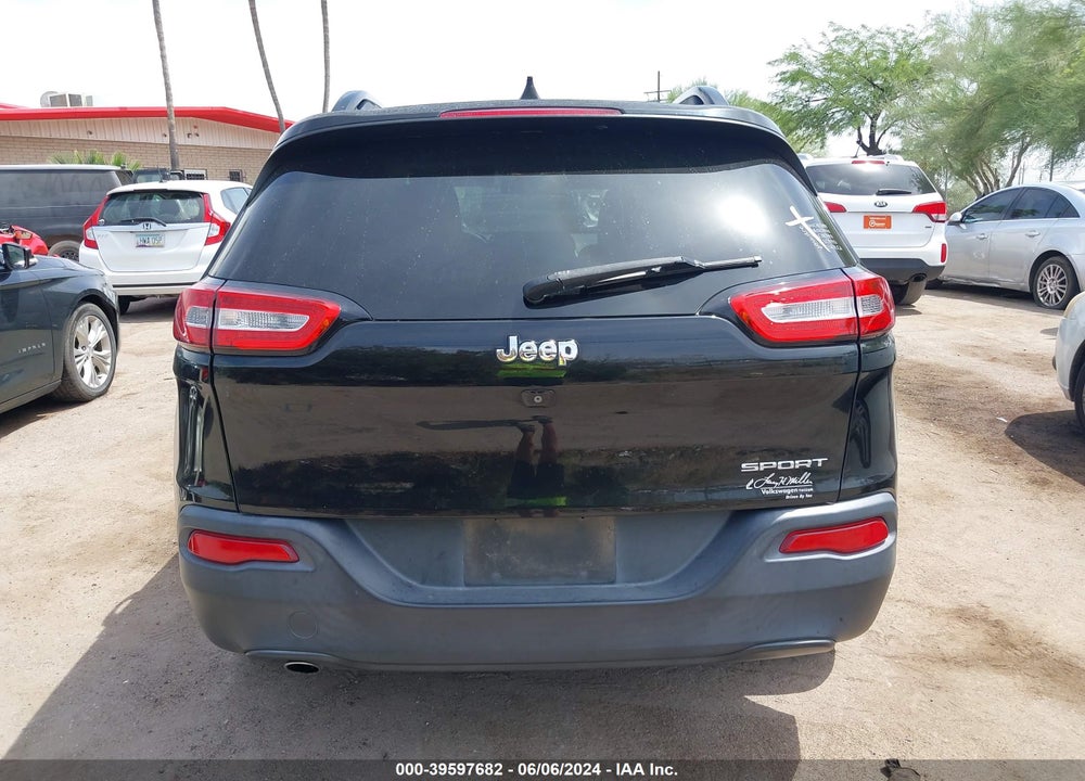 2016 JEEP CHEROKEE SPORT VIN: 1C4PJLAB0GW376170