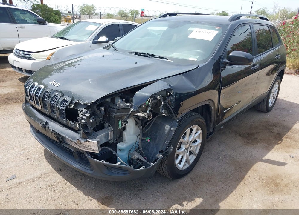 2016 JEEP CHEROKEE SPORT VIN: 1C4PJLAB0GW376170