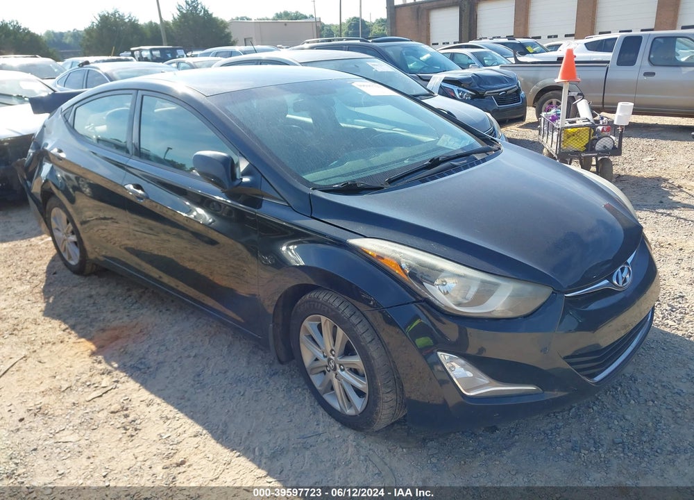 2016 HYUNDAI ELANTRA SE VIN: 5NPDH4AE6GH706432