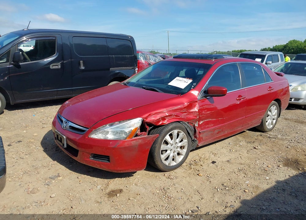 2007 HONDA ACCORD 3.0 EX VIN: 1HGCM665X7A033634