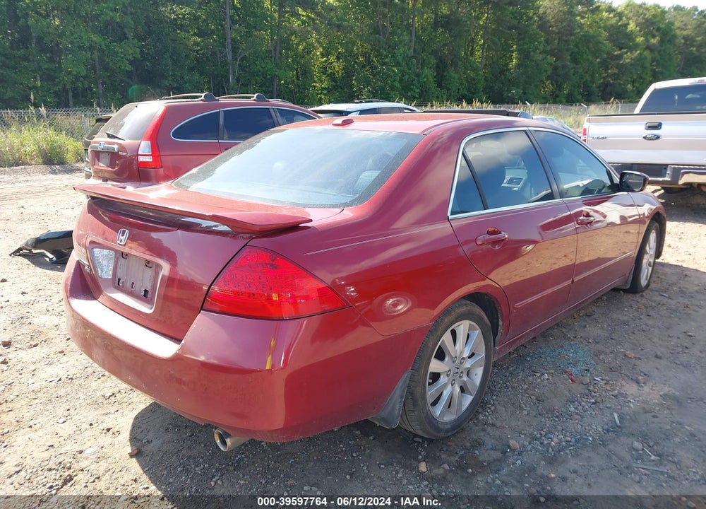 2007 HONDA ACCORD 3.0 EX VIN: 1HGCM665X7A033634