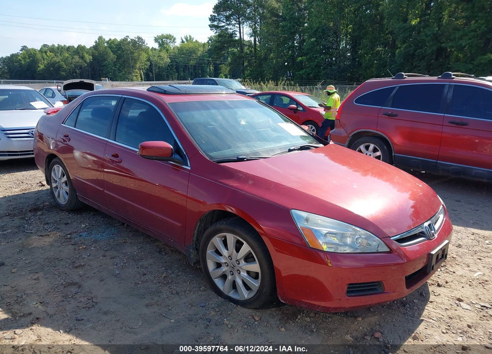 2007 HONDA ACCORD 3.0 EX VIN: 1HGCM665X7A033634