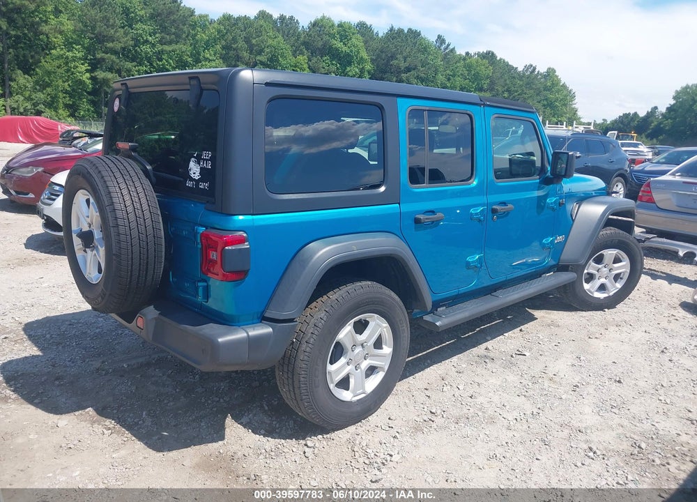 2020 JEEP WRANGLER UNLIMITED SPORT S 4X4 VIN: 1C4HJXDG2LW206017