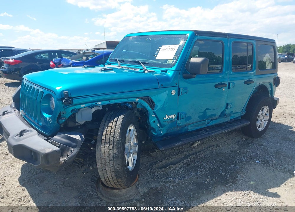 2020 JEEP WRANGLER UNLIMITED SPORT S 4X4 VIN: 1C4HJXDG2LW206017