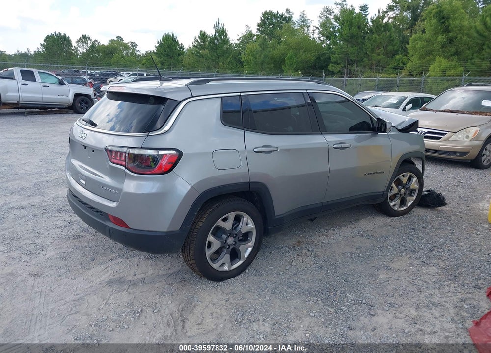 2021 JEEP COMPASS LIMITED FWD VIN: 3C4NJCCB9MT531305