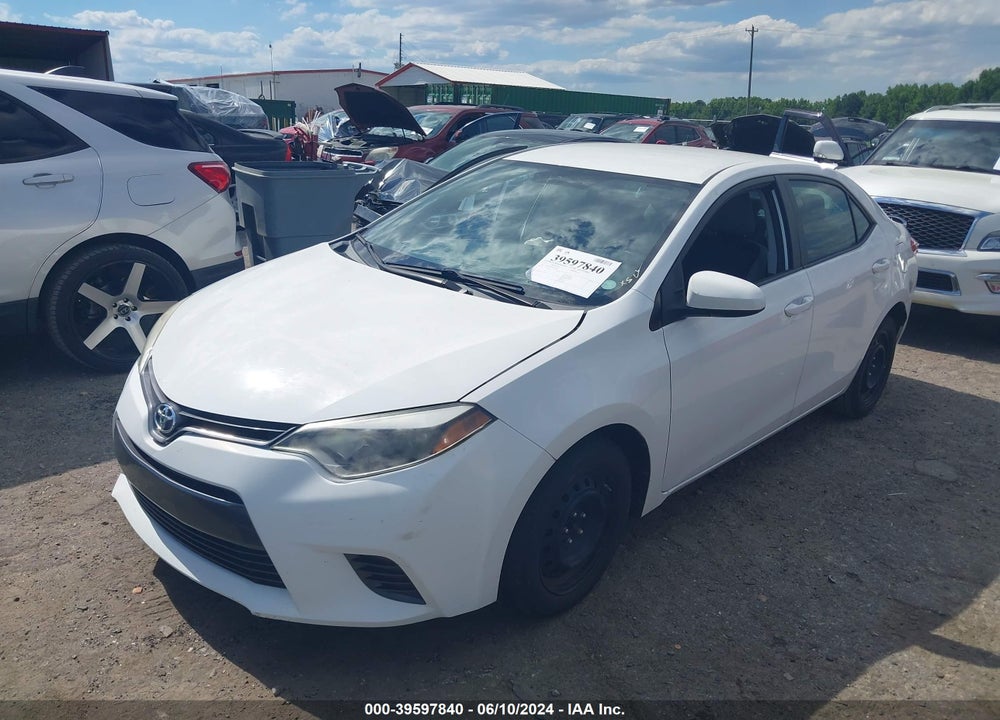 2015 TOYOTA COROLLA VIN: 2T1BURHE5FC428940