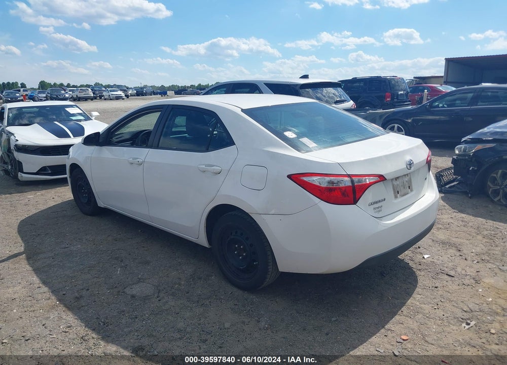 2015 TOYOTA COROLLA VIN: 2T1BURHE5FC428940