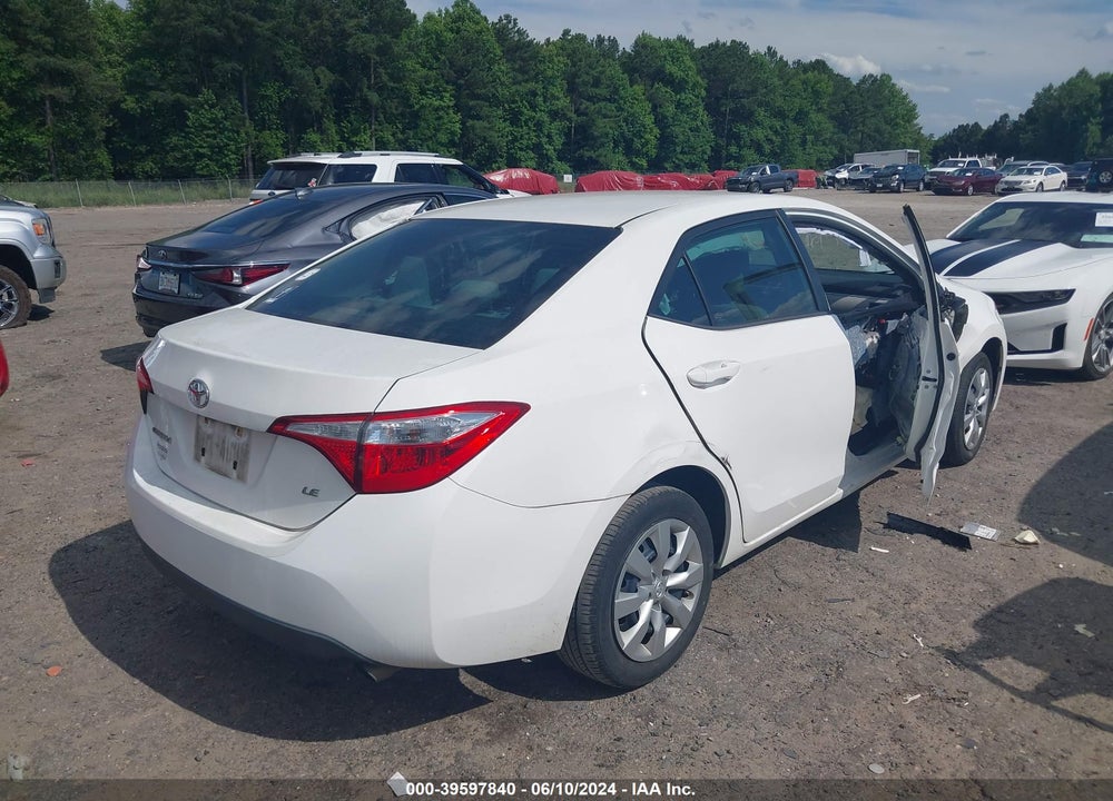 2015 TOYOTA COROLLA VIN: 2T1BURHE5FC428940