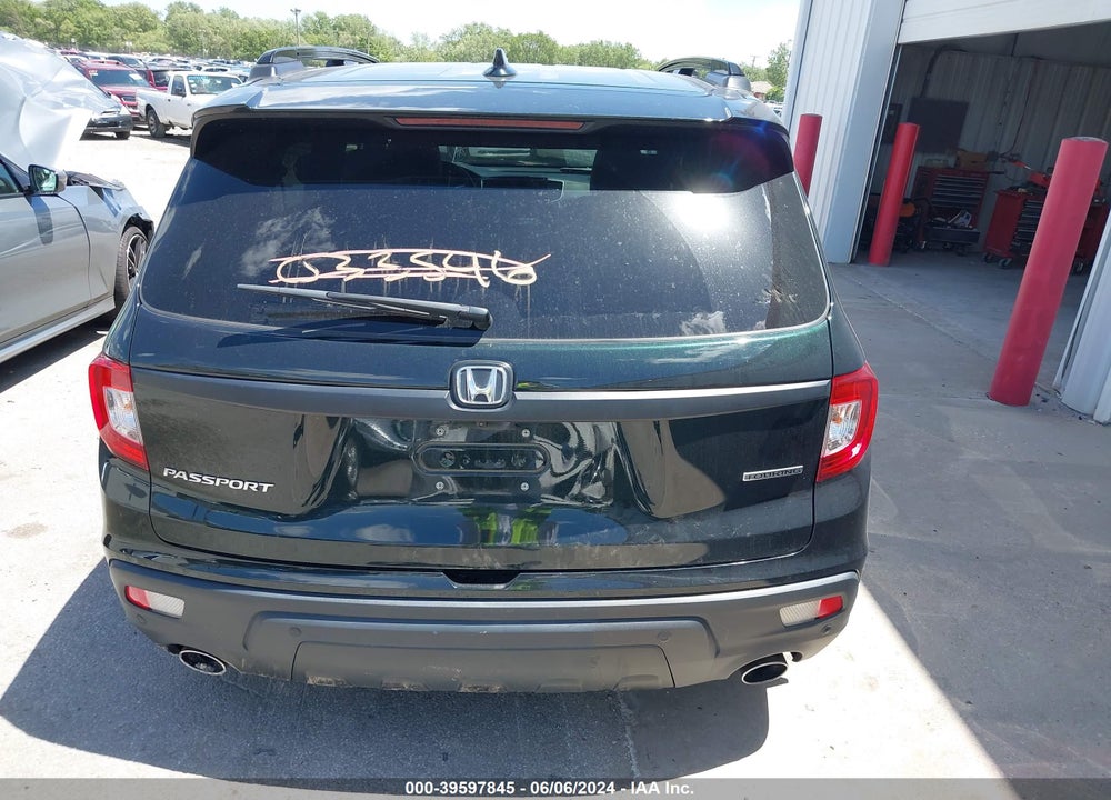 2019 HONDA PASSPORT TOURING VIN: 5FNYF7H9XKB001593