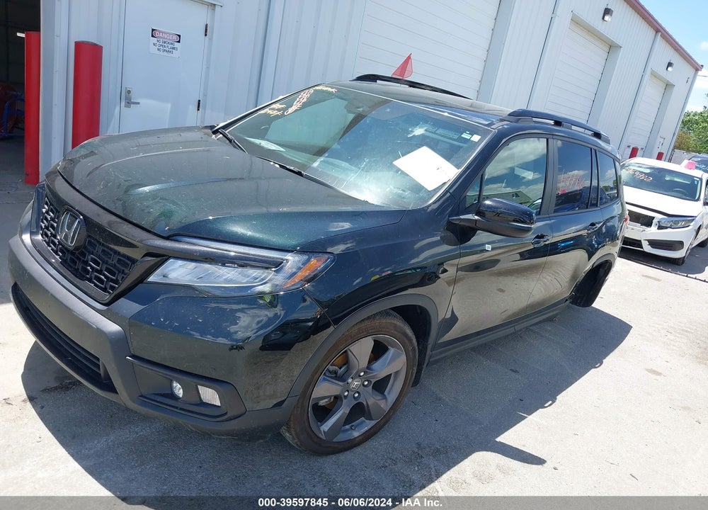 2019 HONDA PASSPORT TOURING VIN: 5FNYF7H9XKB001593