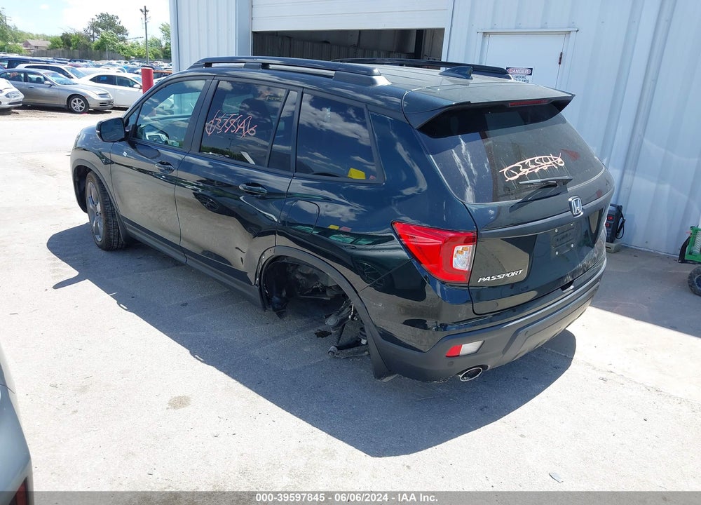 2019 HONDA PASSPORT TOURING VIN: 5FNYF7H9XKB001593
