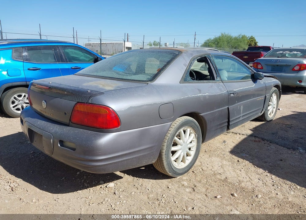 1997 CHRYSLER SEBRING LXI VIN: 4C3AU52N2VE076055