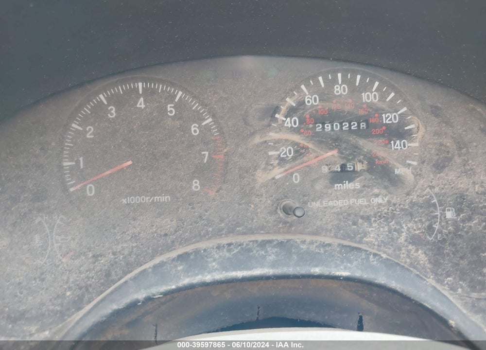 1997 CHRYSLER SEBRING LXI VIN: 4C3AU52N2VE076055