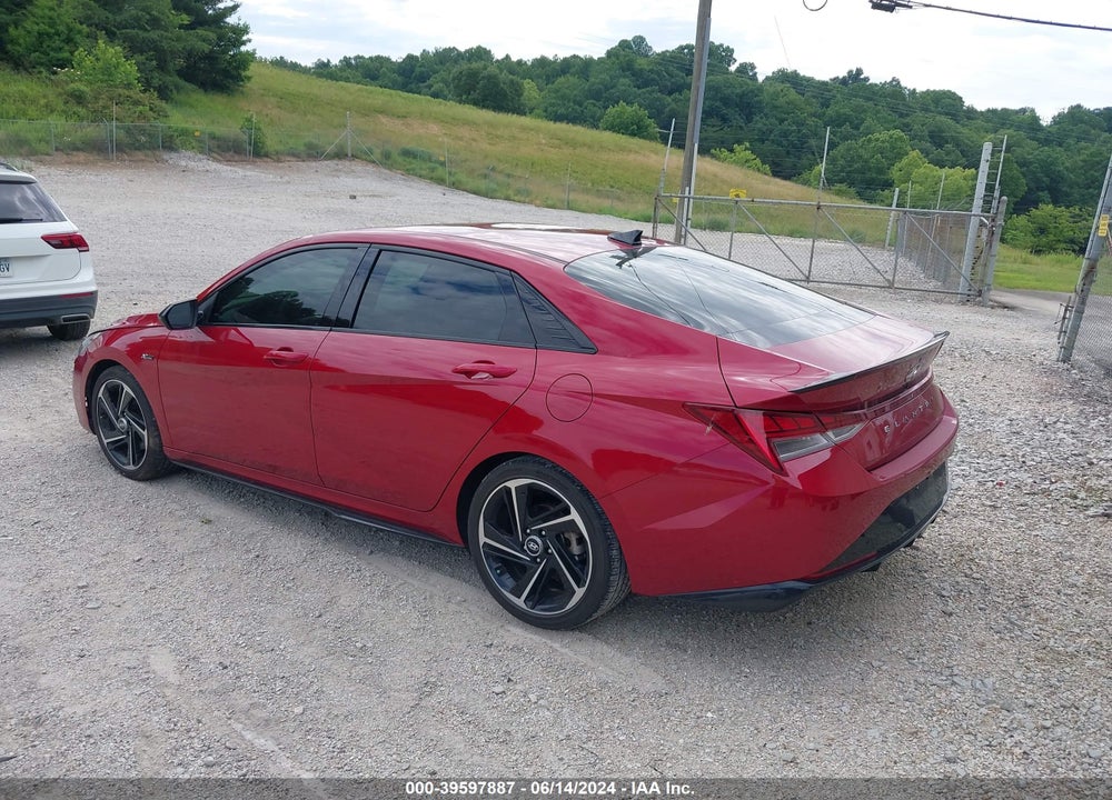 2023 HYUNDAI ELANTRA N LINE VIN: KMHLR4AF1PU393549