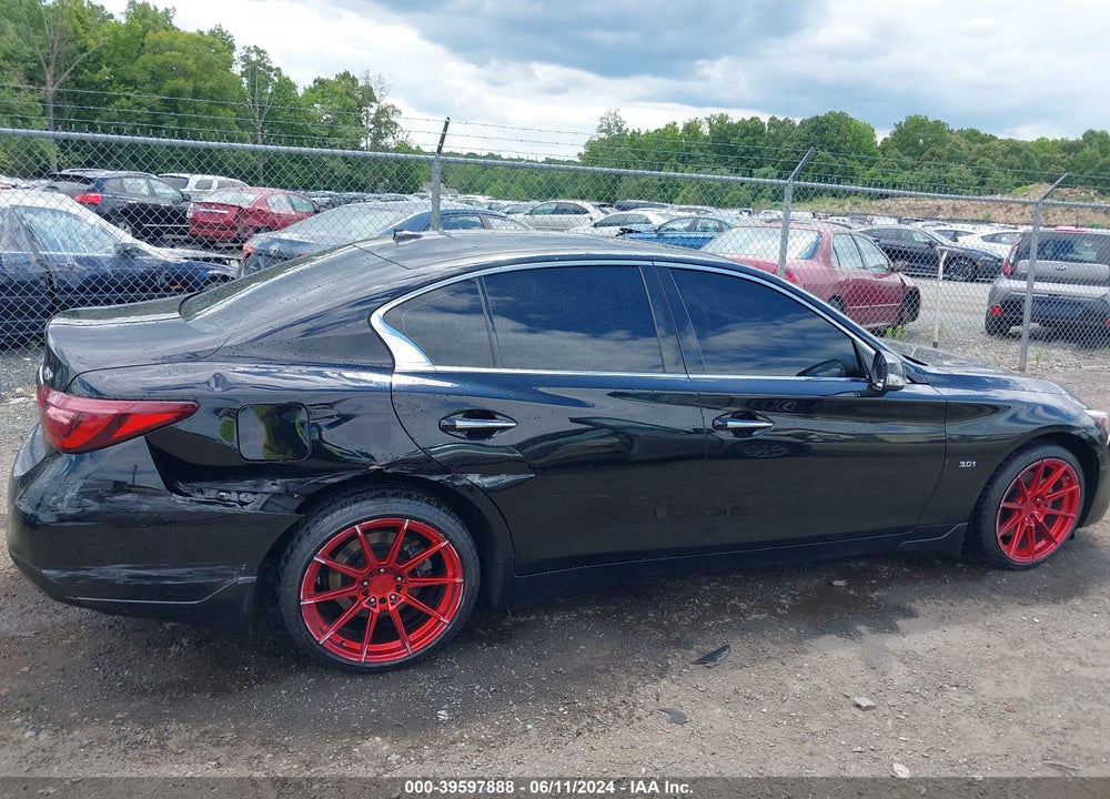 2018 INFINITI Q50 3.0T LUXE VIN: JN1EV7AR0JM438057
