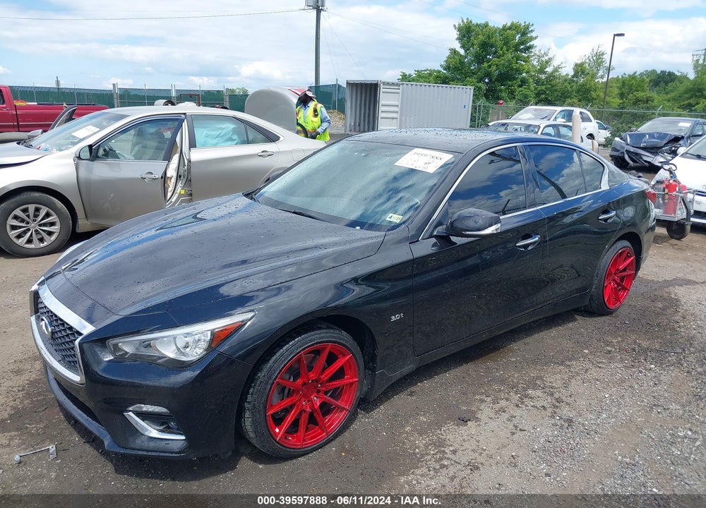 2018 INFINITI Q50 3.0T LUXE VIN: JN1EV7AR0JM438057